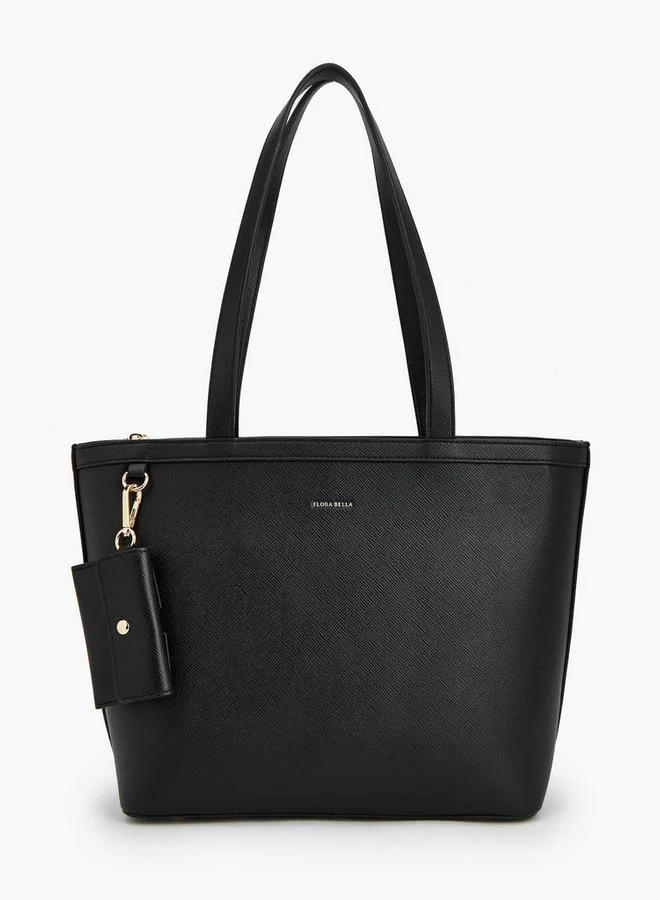 Flora Bella By Shoexpress Textured Tote Bag With Double Handle